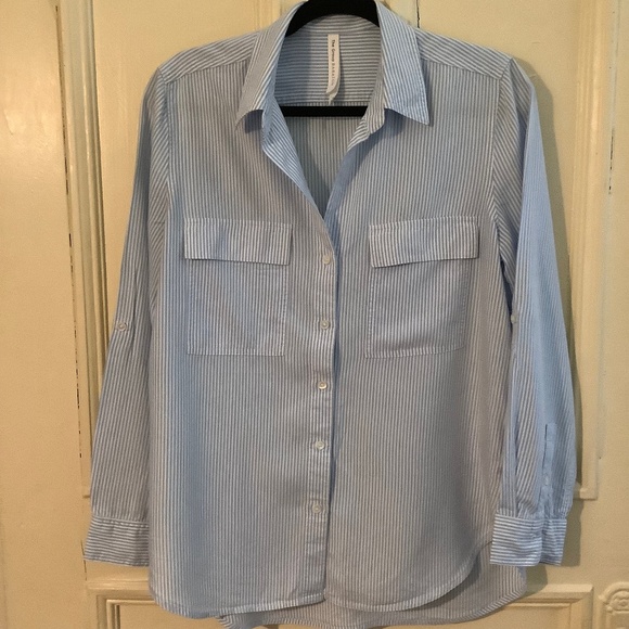 The Group Babaton Striped Shirt S - Picture 1 of 3